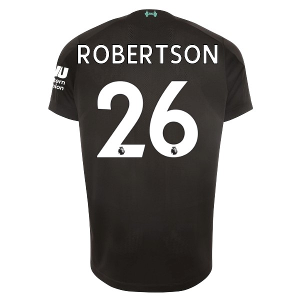 Camiseta Liverpool NO.26 Robertson Tercera 2019-2020 Negro